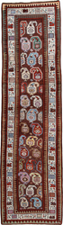 Antique Sarab Runner Rug (3' x 11')